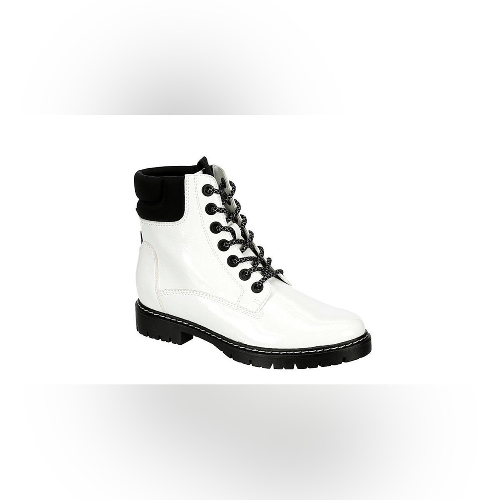 LIMELIGHT WOMENS FINN WHITE
COMBAT BOOTS
